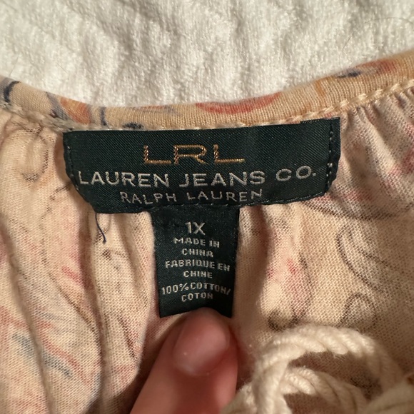 Lauren jeans co blouse size 1X - Picture 3 of 4